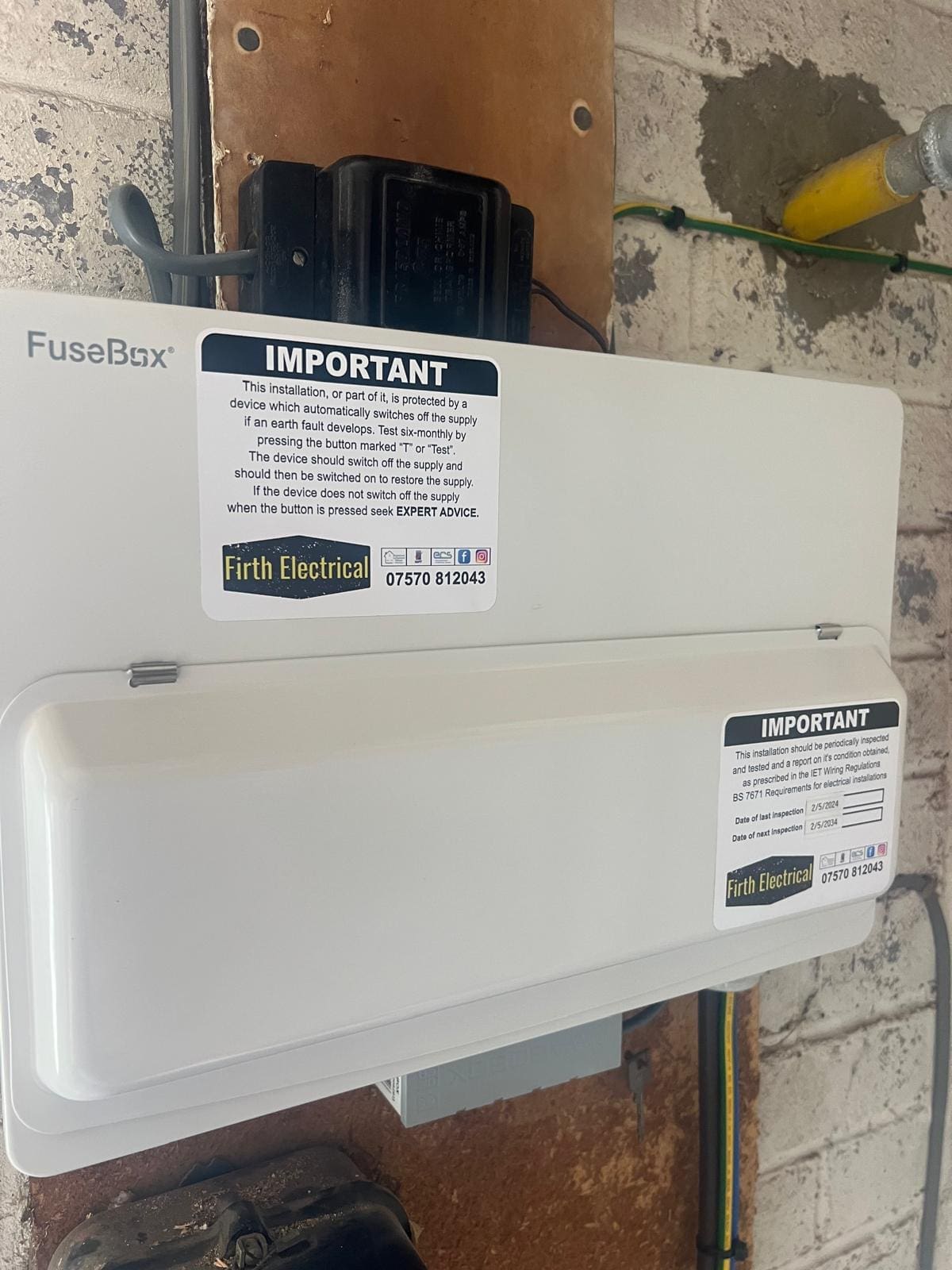new consumer unit and electrical rewires in Mirfield, Wakefield3